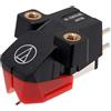 Audio-Technica AT-VM95ML Cartuccia e stilo Microlinear da 2,2 x 0,12 mil, Rossa