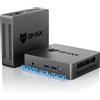 Mini PC, W-11 Pro, Ιntel 11Th Gen Jasper Lake N4500 (Fino a 2,8 Ghz), 8GB LPDDR4