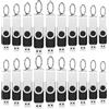 Wooolken 50 Pezzi Chiavetta USB 4GB WOOOLKEN Pen drive 2.0 Girevole Pen Drive Per Archivi