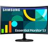 Monitor S36GD (S24D362), Curvo (1800R), 24'', 1920X1080 (Full HD), VA, 100Hz, 4M