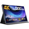 Monitor Portatile 4K 16" | 1200 Nits Laptop Monitor | 3840 * 2400 UHD | 145% Srg