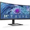 Monitors 346E2CUAE/00 Monitor 34" VA WLED 3440 X 1440 HDMI/DP Curved, Nero, 34"