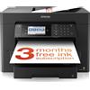 Epson Workforce WF-7840DTWF, Stampante Multifunzione Inkjet A3+, ADF Fronte/Retr