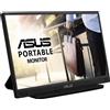 ASUS Zenscreen MB166C, Monitor Portatile Ed Ergonomico Da 15,6" FHD IPS (1920X10