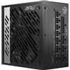 MSI MPG A1000G PCIE5 Alimentatore con spina EU, 1000W, certificato 80 Plus Gold,