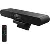 Webcam 4K per Videoconferenze, Con Microfono E Altoparlante, Inquadratura Auto