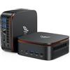 Pinova P1 Mini PC AMD Ryzen Embedded R2544(4C/8T, Max 3.7Ghz,Migliore Di 3500U/
