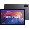 Xiaomi Redmi Pad 2 Tablet 11" 4GB RAM 128GB WiFi HyperOS Grigio Grafite con Cust