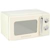 Gorenje MO20E1HRL Microonde /20L /700 W/AquaClean/Timer/funzione scongelamento /5 livelli di potenza/sicurezza bambini/bianco/retrò