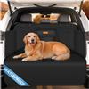 Looxmeer PROTEZIONE BAGAGLIAIO AUTO PER CANI NERO - TELO AUTO CON TASCA - IMPERMEABILE E