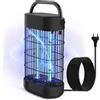 ZANZARIERA ELETTRICA 18W LAMPADA ANTIZANZARE LUCE UV ASSASSINO INSETTI EFFICACE