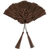VAPKER 100 Pezzi nappine di cioccolato fondente 13cm/5-Pollice Silky Handmade Morbide nappine Floss Segnalibro nappe con 2-Pollice Cord Loop per la fabbricazione di gioielli, segnalibri