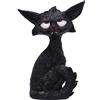 Nemesis Now Kit 21 cm, resina, nero, figura di gatto stravagante, ornamento gatto nero sciocco, regalo da collezione, fuso in resina finissima, sapientemente dipinto a mano