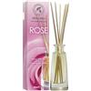 AROMATIKA Diffusore Profumato Rosa 100ml - con 10 Bastoncini di Bambù - Aroma Rose - Fragranza Intensa & Duratura - Senza Alcool - Aroma Diffuser - Aromaterapia - SPA - Casa - Ufficio - Fitness Club
