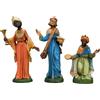 ICE TOYS Statuine Presepe, Set 3 Re Magi, 29 cm, Dipinte a Mano, Made in Italy, Multicolore (SET 3, 30CM)