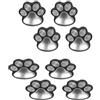 GLFLOW Luce solare a forma di zampa di gatto, impermeabile IP44, lampada da giardino e prato con sensore notturno automatico per illuminazione vialetto (bianco)