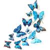 VORCOOL Calamite Frigo VORCOOL Magneti da Frigo Farfalle da Parete 3D 12 Pezzi (Blu)