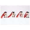 Generico 12 statuine di Gufo Gufetto LAUREA in resina con nappina rossa 5 cm BOMBONIERA per lauree di gufi statue gufetti