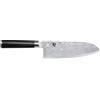 Shun KAI Shun Classic grande Santoku 19 cm lunghezza lama - Coltello damasco 32 strati nucleo VG MAX - 61 (±1) HRC - Manico in legno Pakka - Made in Japan - coltello da cucina giapponese forgiato
