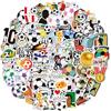 HTTDSLF 100 Pezzi Adesivi da Calcio, Adesivi Football, Calcio Gioco Stickers, Impermeabili, Regali per Tifosi di Squadre, per Laptop Bagagli Auto Bottiglia d'Acqua, Telefoni Cellulari,
