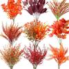 Avagiaforu 10 Fiori Finti Autunnali, Fiori Artificiali Autunnali da Esterno | Fasci di Fiori Artificiali Autunnali, Rami Autunnali, Fiori Secchi Addobbi Autunno,per Casa,Giardino,Finestre, Ringraziamento