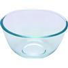 Pyrex 181B Ciotola classica in vetro ad alta resistenza, 3L, Trasparente, Diametro 24 cm