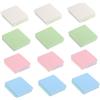 FRCOLOR Spugnetta Romboidale Multifunzione 12 Pezzi in Poliuretano | Applicazione Viso Intero, Presa Cipria Precisa, Profilo Semplice Sagomato, Uso Casa e Salone, Accessori Compatti