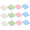 FRCOLOR 12 Pezzi Spugnette per Cosmetici a Forma Romboidale in Poliuretano, Accessori Make Up per Casa e Salone, un Finish Naturale e Tenuta della Cipria