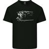 Gildan T-Shirt Bambino Samurai Graphic Print Girocollo Cotone Nera