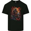 Gildan T-Shirt Bambino Samurai Warrior Katana Kenjutsu Manica Corta Nera