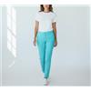 Armani Collezioni Nmp16T Pantaloni Donna US 16 A Lunghezza Caviglia Con Zip Blu