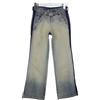Diesel Black Gold Pastery 008VP Jeans Donna W24 Ripped Sbiadito Bootcut Lino Mix