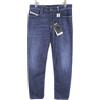 Diesel Jeans Stretch Taperati DIESEL D-Fining Uomo W30/L30 Con Bottone E Whiskers Scuro
