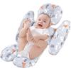 Generic Cuscino di supporto per la testa e il corpo del passeggino, inserto in tessuto di cotone, cuscino ergonomico per passeggino, seggiolini auto, asilo, viaggi, all'aperto, casa, comfort