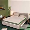 Baldiflex Emporio Materasso Matrimoniale Molle Insacchettate e Memory, Green Spring Plus 800 Molle + 5 cm Memory, 7 Zone Differenziate, 160x190 cm