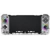 Zenllihome Controller wireless Pro per Nintendo Switch/: Gamepad ergonomico full-size con luci RGB, funzione Turbo, pulsanti programmabili, sensore di movimento giroscopio a 6 assi (bianco trasparente)