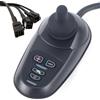 Generic Controller joystick elettrico per sedia a rotelle, 24 V DC, LED, istruzioni impermeabili, per scooter mobili pieghevoli
