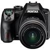 PENTAX KF APS-C kit 18-55 WR,Fotocamera reflex digitale tropicalizzata,Monitor LCD orientabile resistente alla polvere ed alle intemperie,Kit di colore Nero