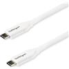 StarTech.com Cavo USB-C a USB-C con PD 5A - M/M - Bianco da 2m - USB 2.0 - Certificato USB-IF