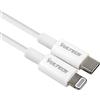 VulTech SM-T71WH Cavo USB-C a Lightning MFi, Ricarica Rapida PD 3A e QC 3.0, Trasferimento Dati 480Mbps, TPE Bianco 1m, per iPhone X/XS/XR/11/12/13/14 Pro Max e iPad