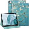 FINTIE Custodia per iPad Pro 13 Pollici (M5 2025 / M4 2024) con Portapenna, Multi-angli Slim Fit Folio Cover Case con Pocket e Auto Sveglia/Sonno, Blossom