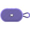 KODAK PWS-2284 Altoparlante Bluetooth 6W RMS, IPX7, TWS Stereo, 10-12h, Vivavoce, USB-C, Viola