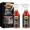 Dmrbiy Spray Detergente Per Forno E Grill, Detergente Per Forno E Grill, Cappe Aspiranti, A Gas, Acciaio Inossidabile, Extra Forte La Cucina (2 Pezzi)