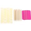 Healvian 40 Pezzi Strumenti per Unghie Adesivi Per Unghie Lime Per Unghie Bastoncini Per Unghie Adesivo Per Colla per Unghie a Doppio Lato Bastoncino per Manicure Accessori Unghie
