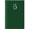 no-brand Agenda giornaliera 2027 s/d abbinati copertina gommata 11x16,5 cm verde scuro - 27-205FT-C12 - F08031