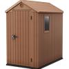 Keter Darwin marrone - Casetta porta attrezzi - Con finestra laterale - 125x184.5x205 cm