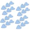 Gogogmee 100 Pezzi Cuori Legno Blu per Famiglia Accessori Artigianali con Metallici Decorazioni Murali DIY per Compleanni e Ricorrenze