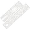 NUOBESTY 9fogli Stencil Decorativi Tematici Autunnali Stencil di Zucche Delicate Pet per Decorazioni Fai da Te e Insegne Domestiche Completo per Progetti Creativi