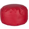 WELL HOME MOBILIARIO & DECORACIÓN Well Home Pouf Ovale Ø40 x 26 cm Colore Rosso - Seduta imbottita e confortevole