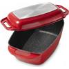 STONELINE® Casseruola 43x26 cm rosso | con coperchio